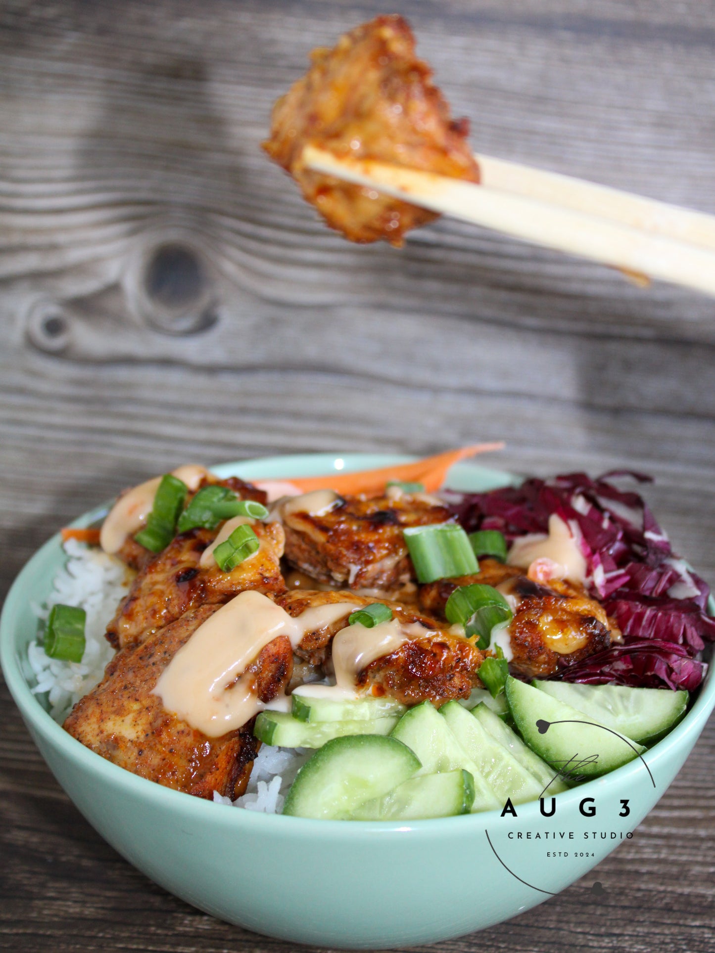 Baked Bang Bang Chicken Dinner Bowl