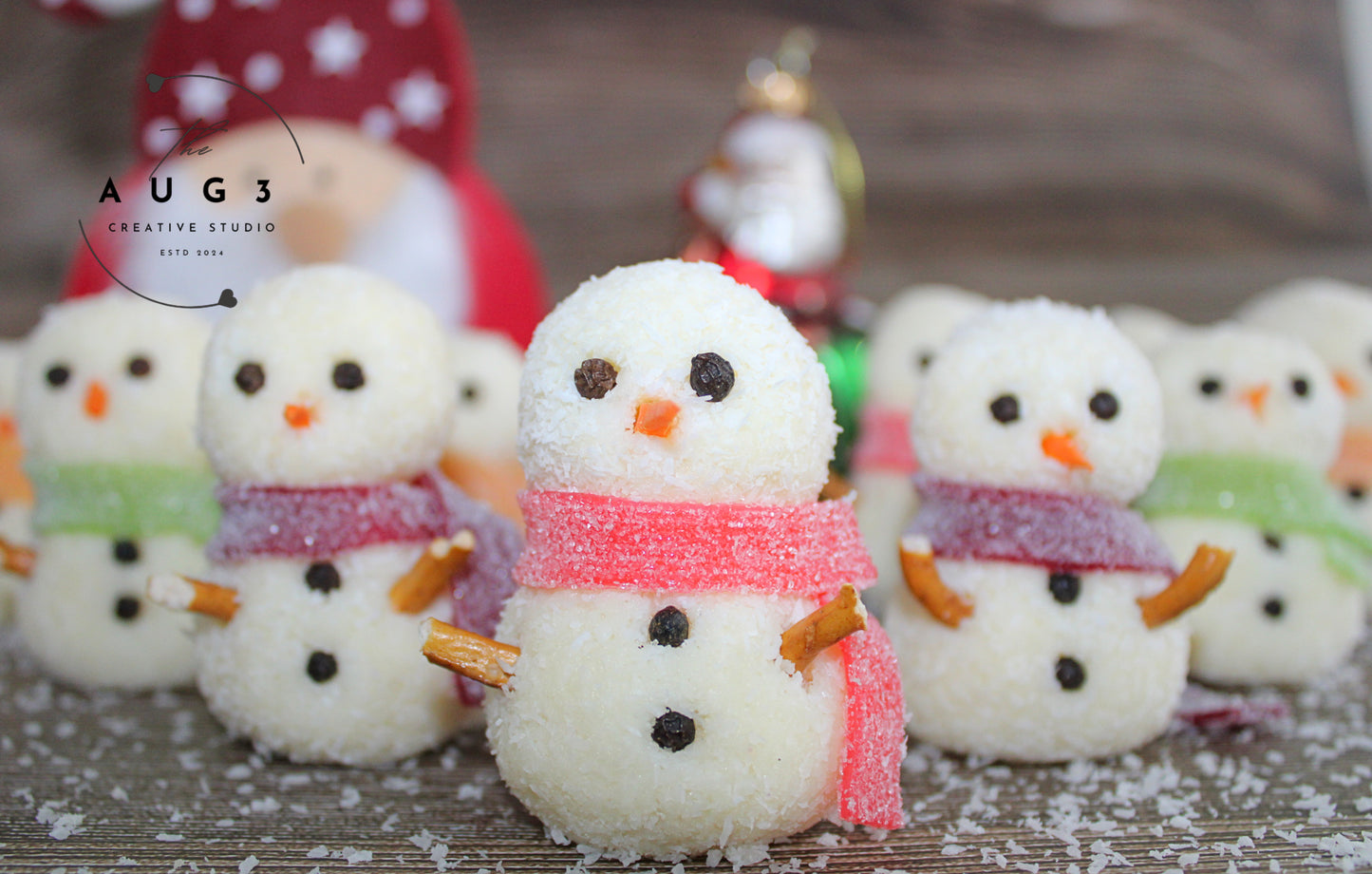 Dairy-Free Snowman Truffles- Set 2 of 3