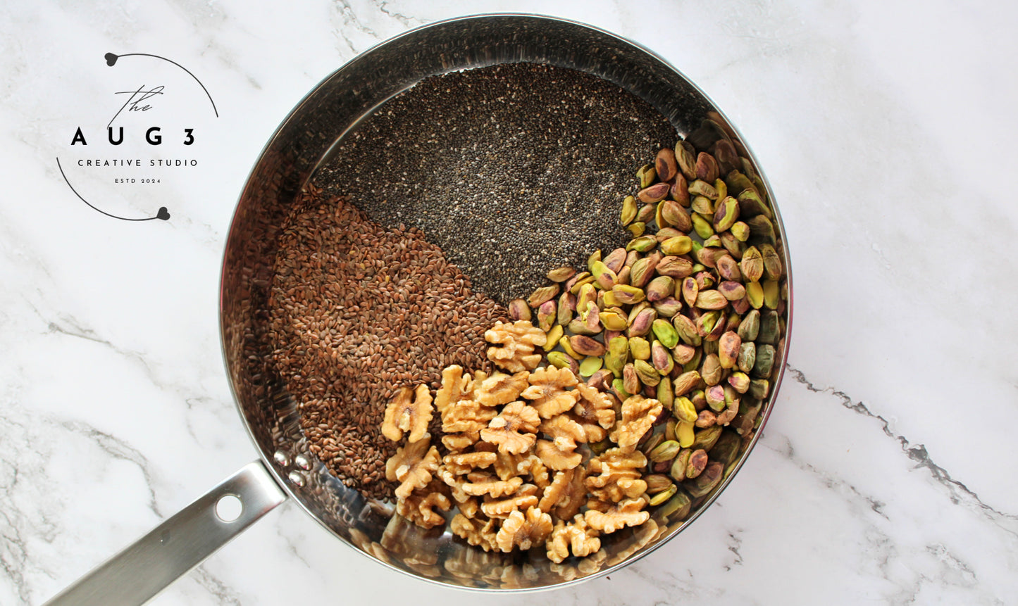Brain Boost Bliss Balls with Pistachios, Walnuts & Dark Chocolate- Set 2 of 3