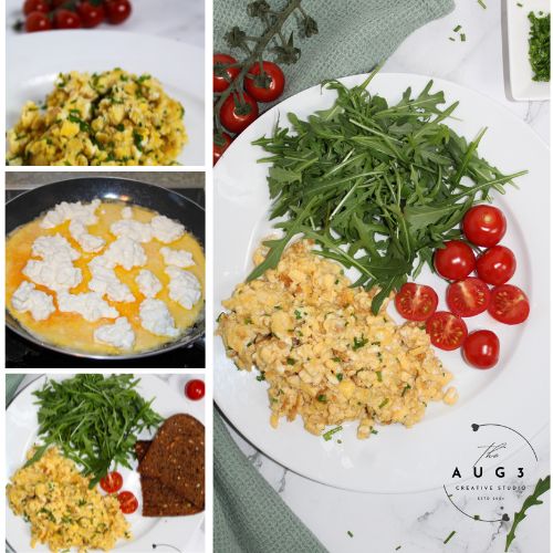 5-Minute Egg & Cottage Cheese Scramble
