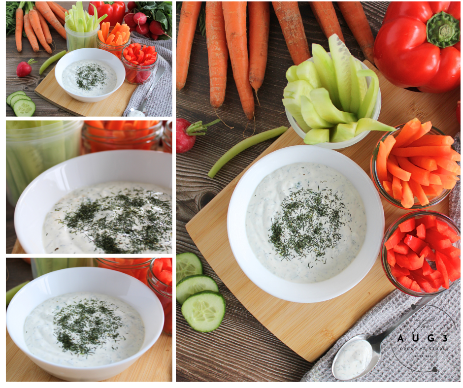 Creamy High-Protein Cottage Cheese Dip: Healthy & Delicious - Set 1 of 3