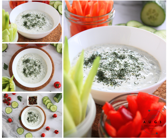 Creamy High-Protein Cottage Cheese Dip: Healthy & Delicious - Set 2 of 3