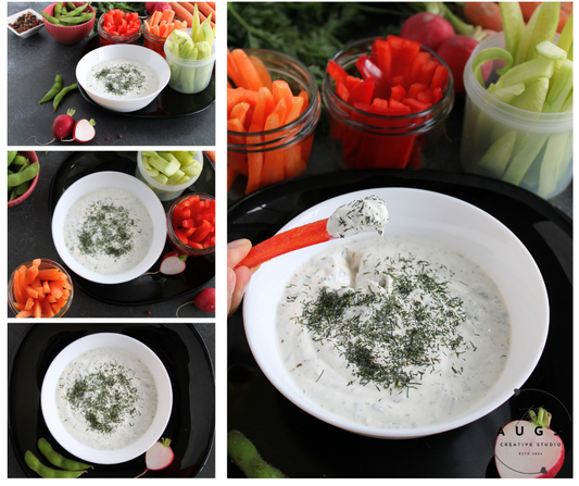 Creamy High-Protein Cottage Cheese Dip: Healthy & Delicious - Set 3 of 3