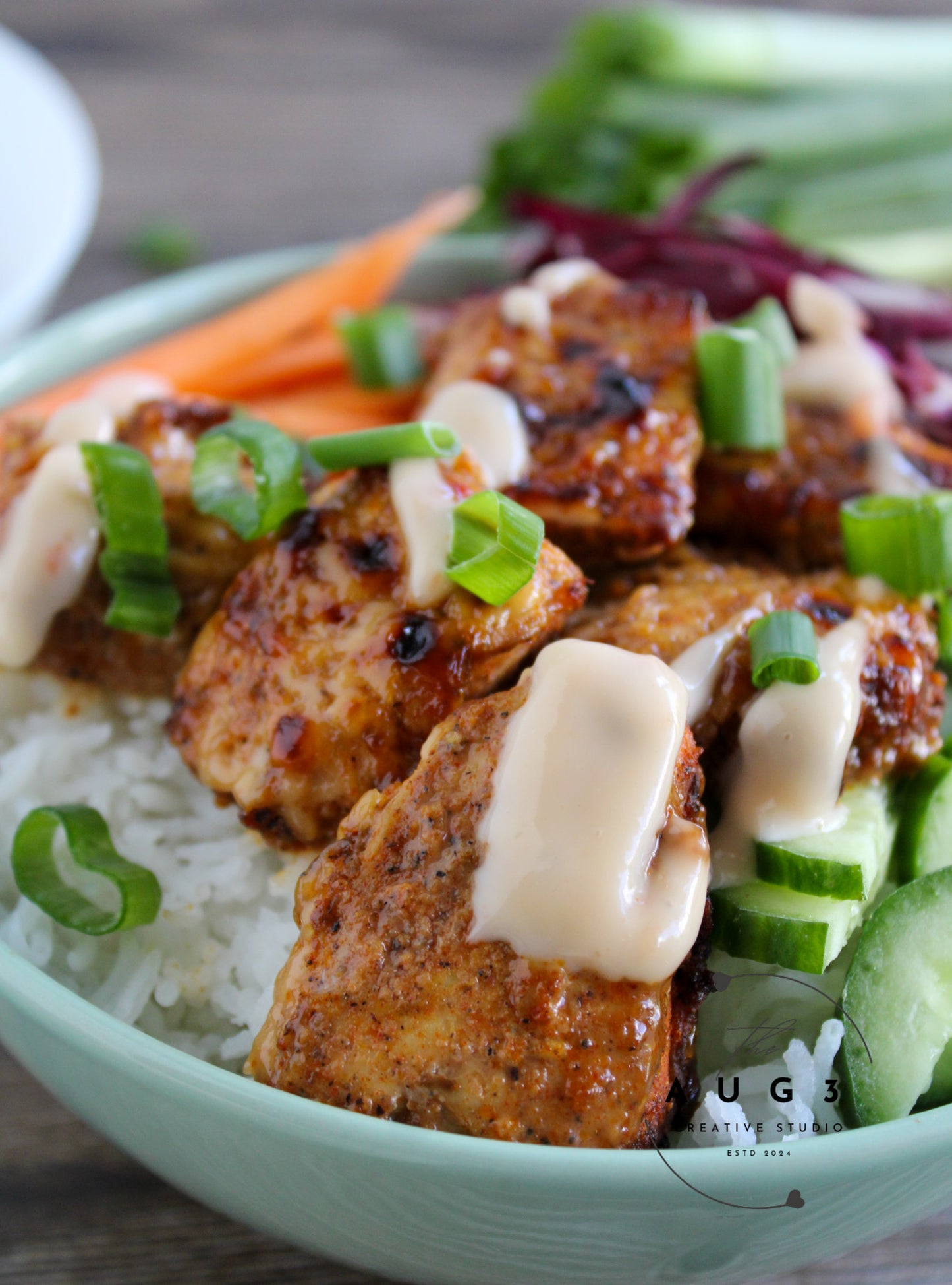 Baked Bang Bang Chicken Dinner Bowl