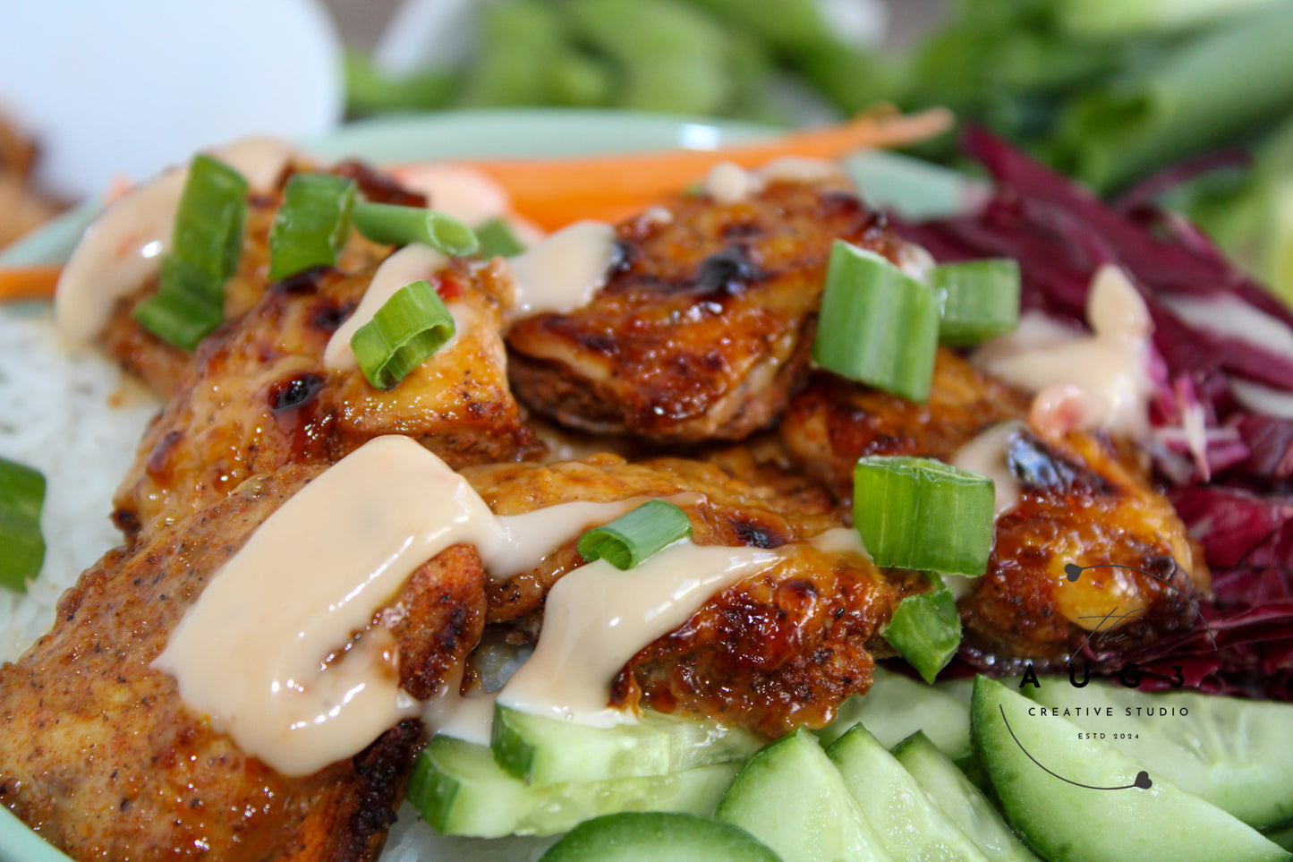 Baked Bang Bang Chicken Dinner Bowl