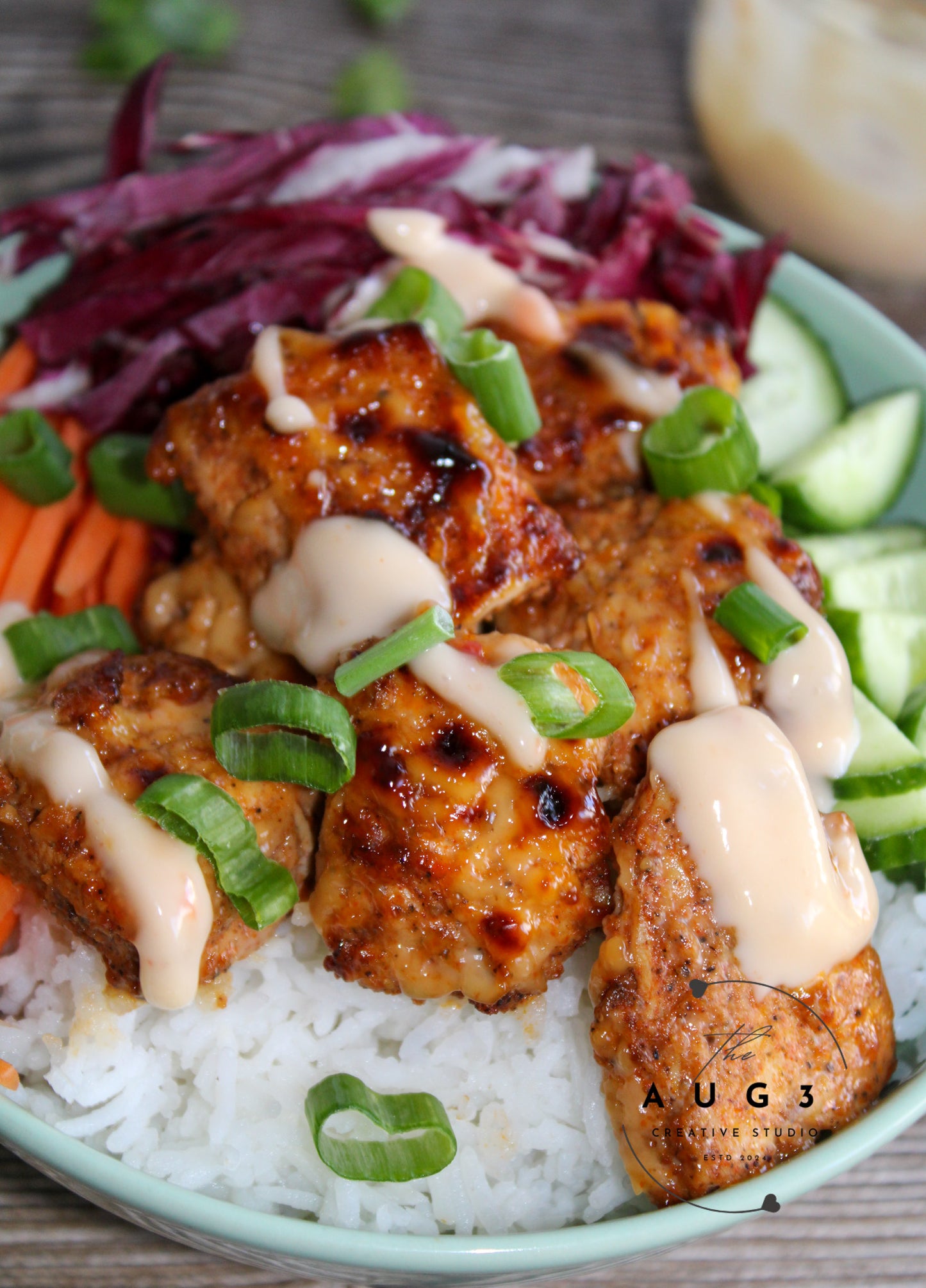 Baked Bang Bang Chicken Dinner Bowl