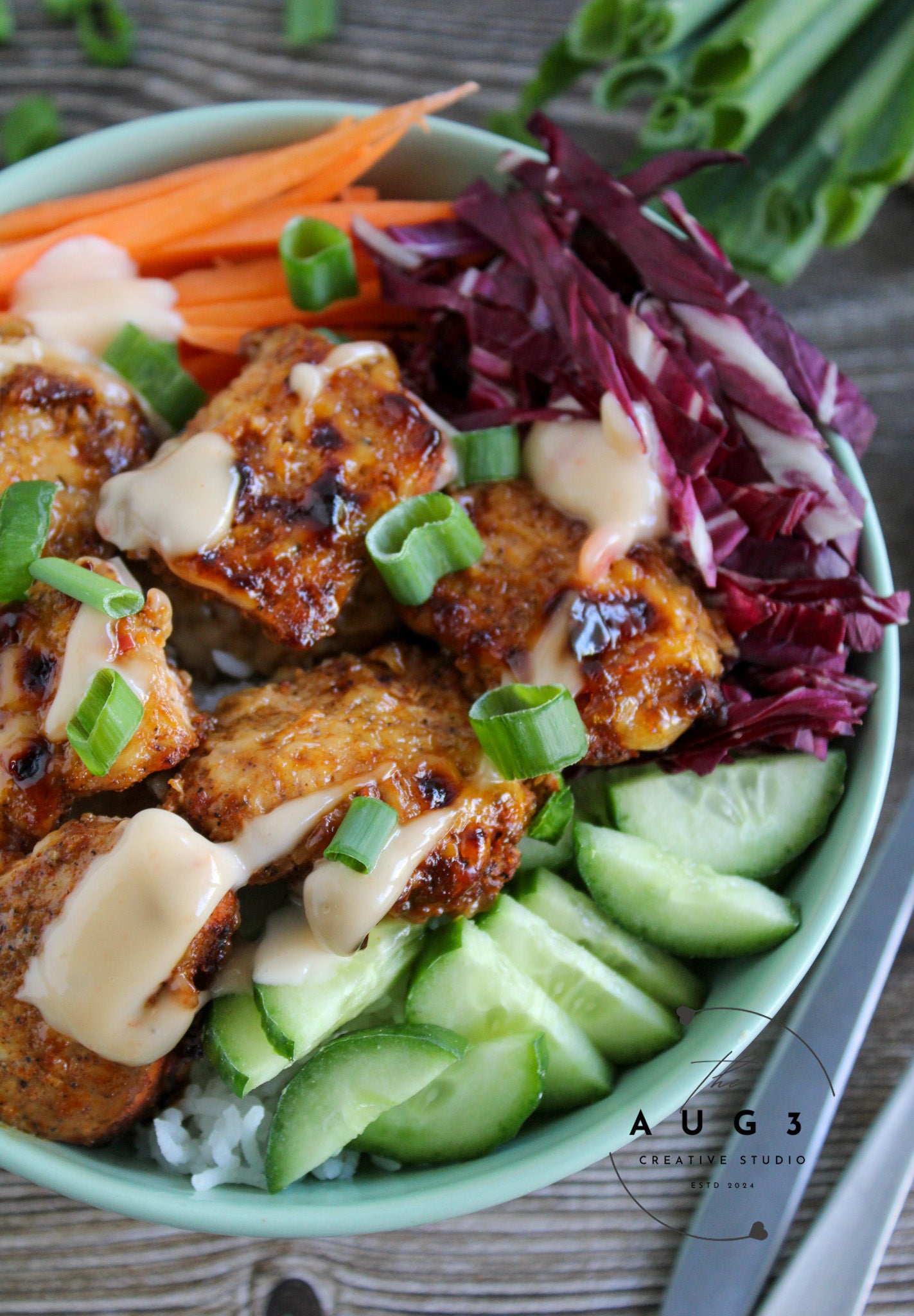 Baked Bang Bang Chicken Dinner Bowl