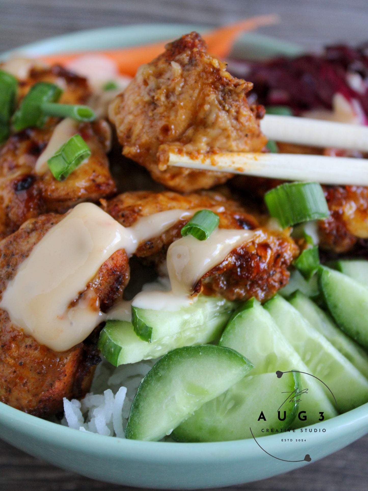 Baked Bang Bang Chicken Dinner Bowl