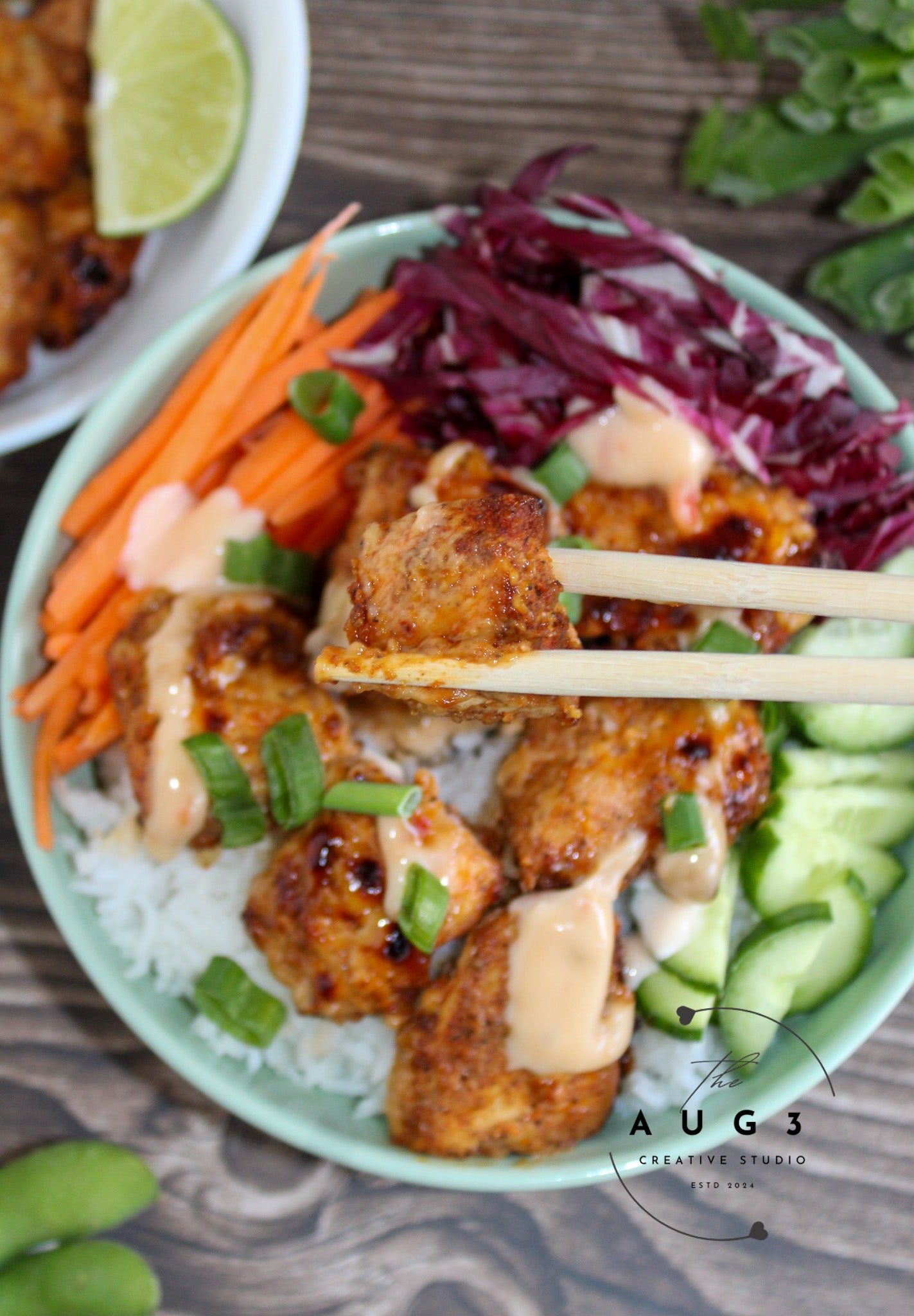 Baked Bang Bang Chicken Dinner Bowl