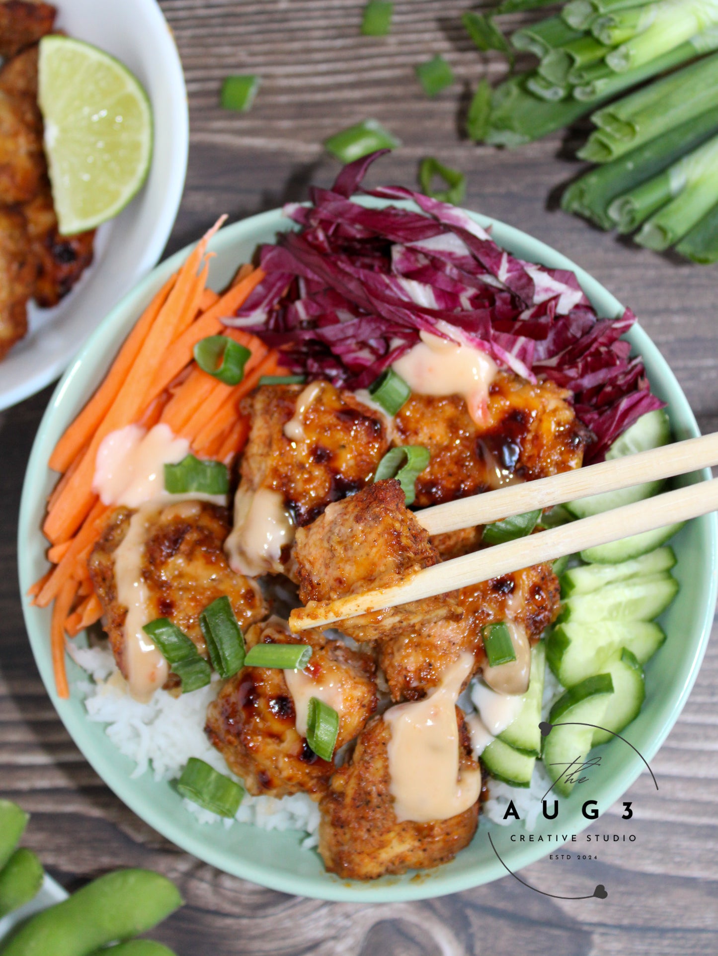 Baked Bang Bang Chicken Dinner Bowl