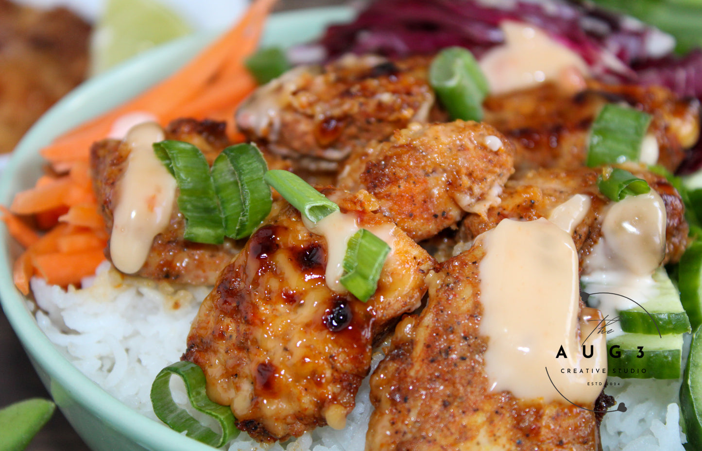 Baked Bang Bang Chicken Dinner Bowl