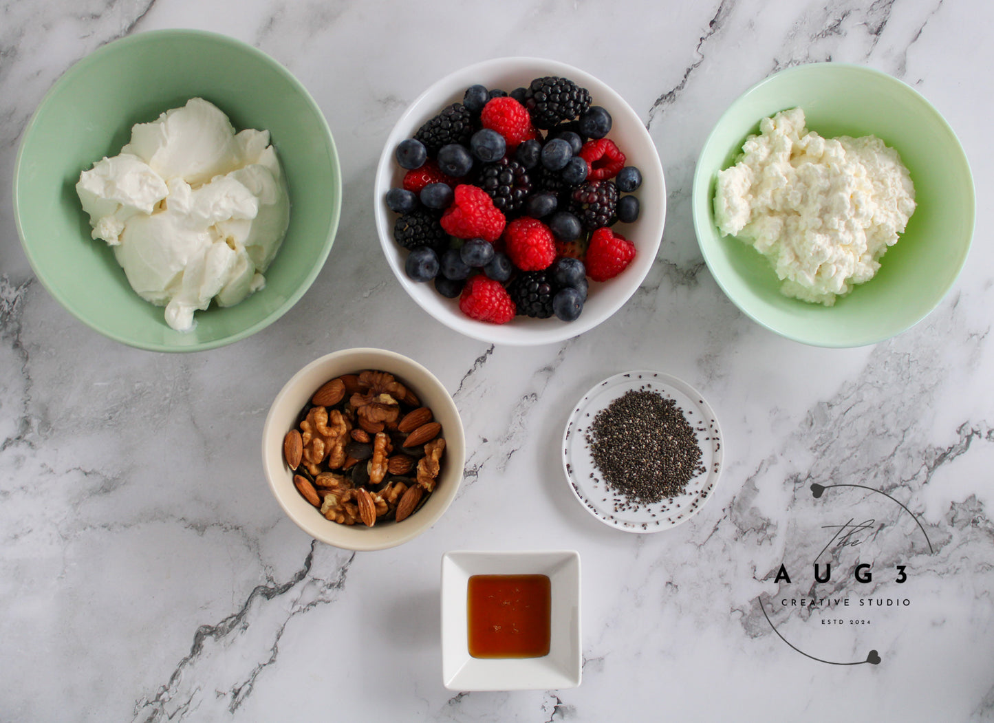 High-Protein Cottage Cheese Yogurt Bowl
