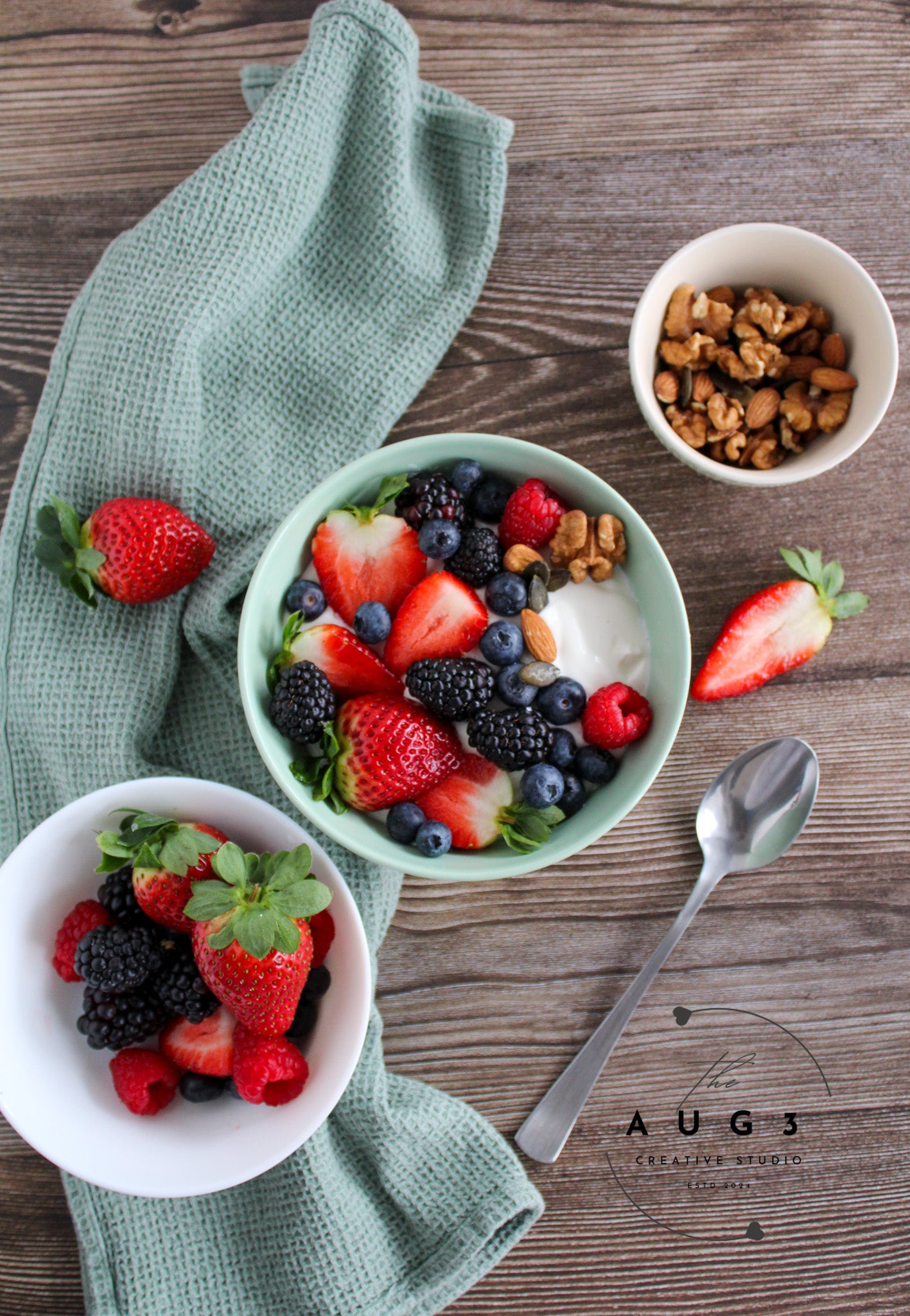High-Protein Cottage Cheese Yogurt Bowl