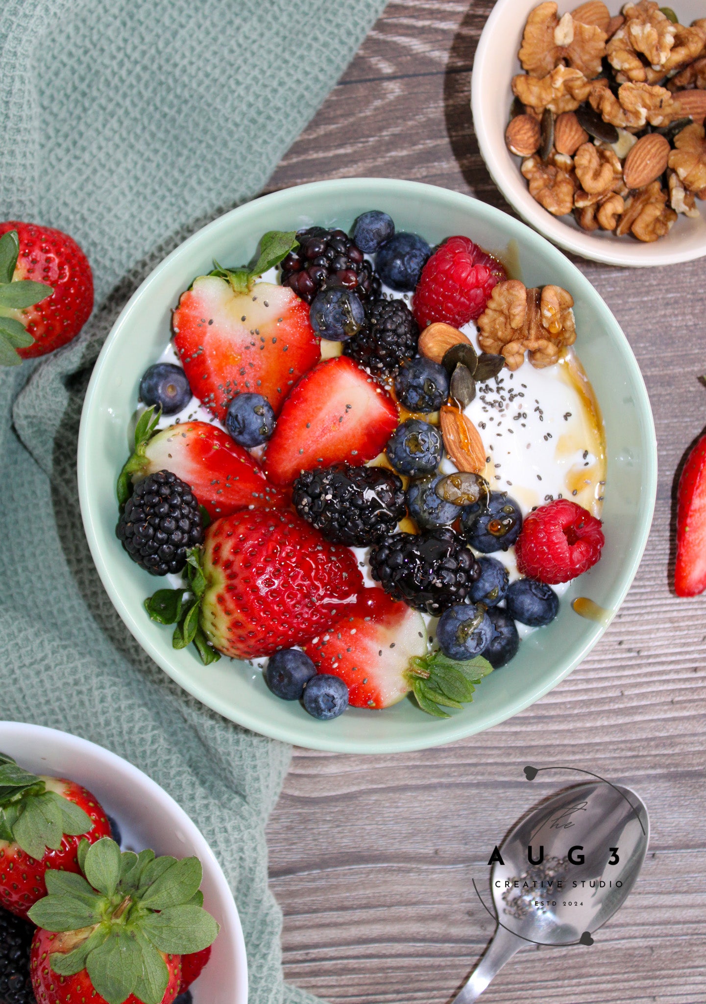 High-Protein Cottage Cheese Yogurt Bowl