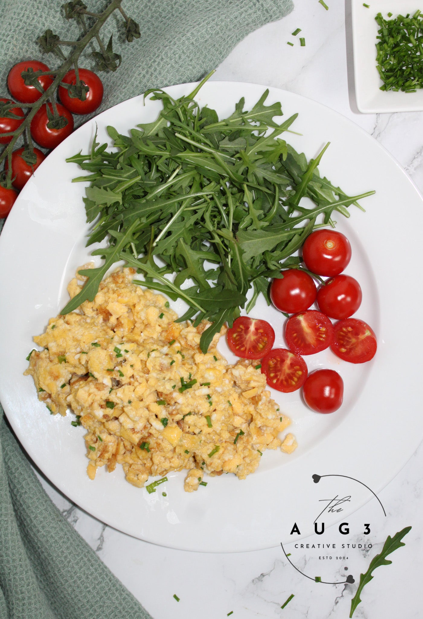 5-Minute Egg & Cottage Cheese Scramble