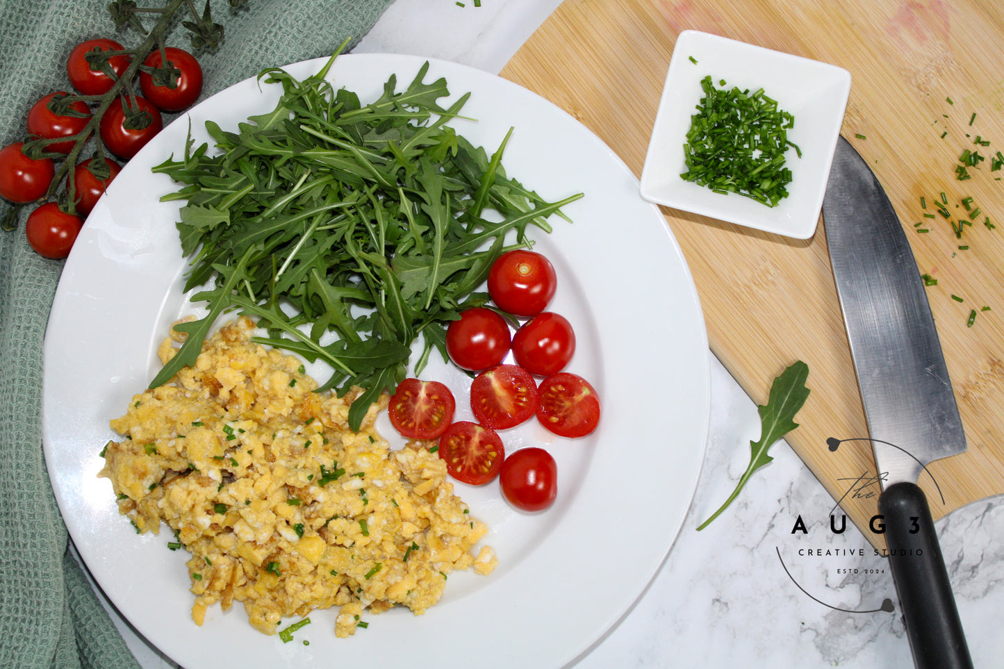 5-Minute Egg & Cottage Cheese Scramble