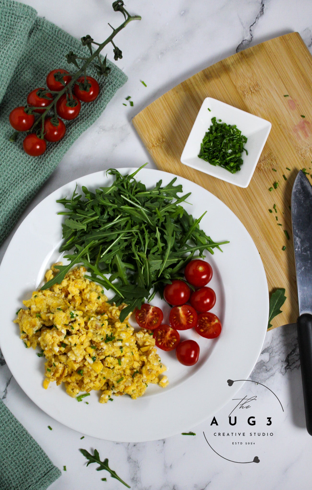 5-Minute Egg & Cottage Cheese Scramble