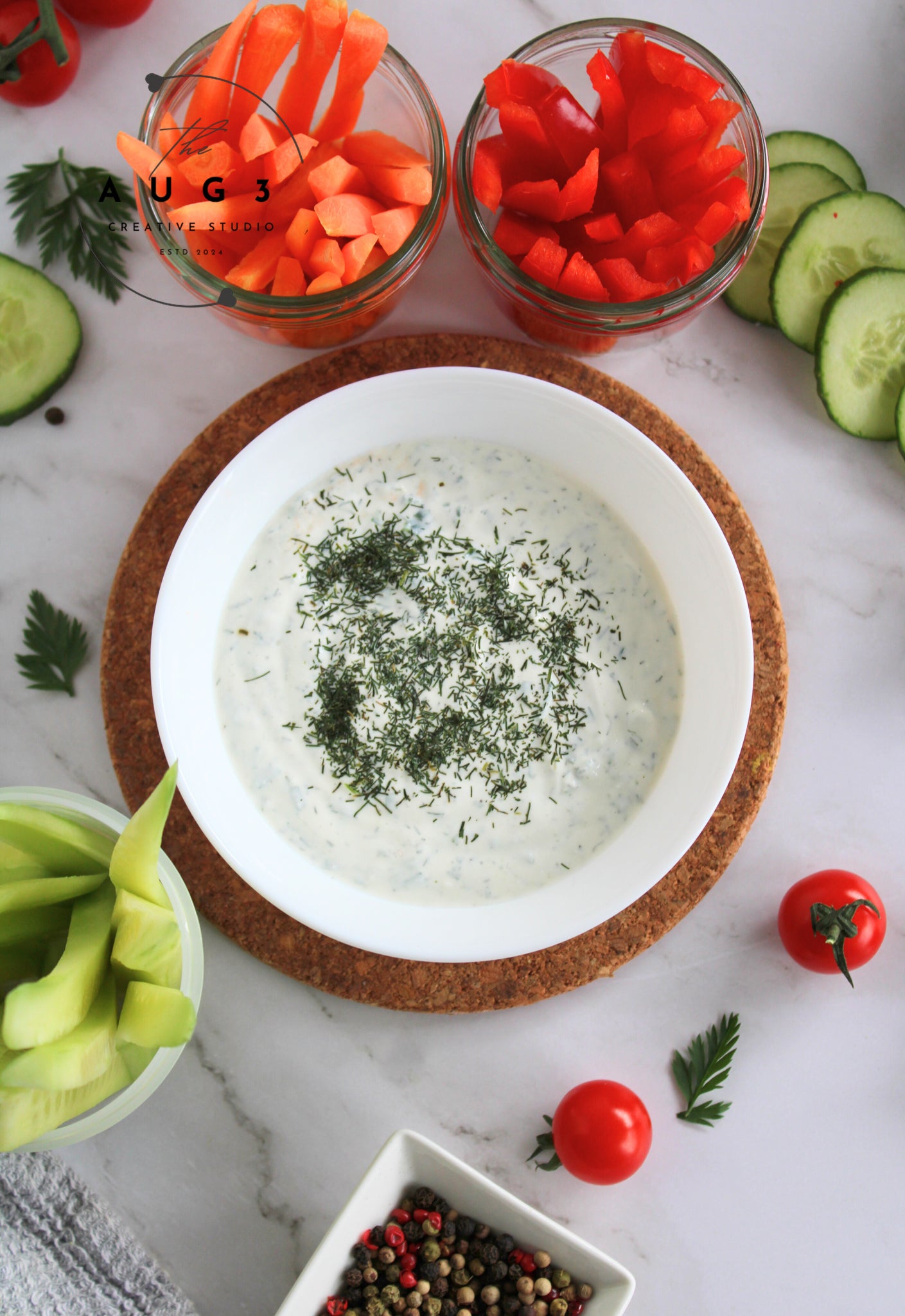 Creamy High-Protein Cottage Cheese Dip: Healthy & Delicious - Set 2 of 3