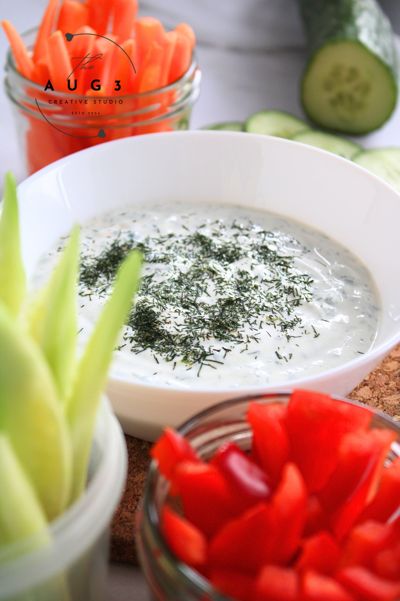 Creamy High-Protein Cottage Cheese Dip: Healthy & Delicious - Set 2 of 3
