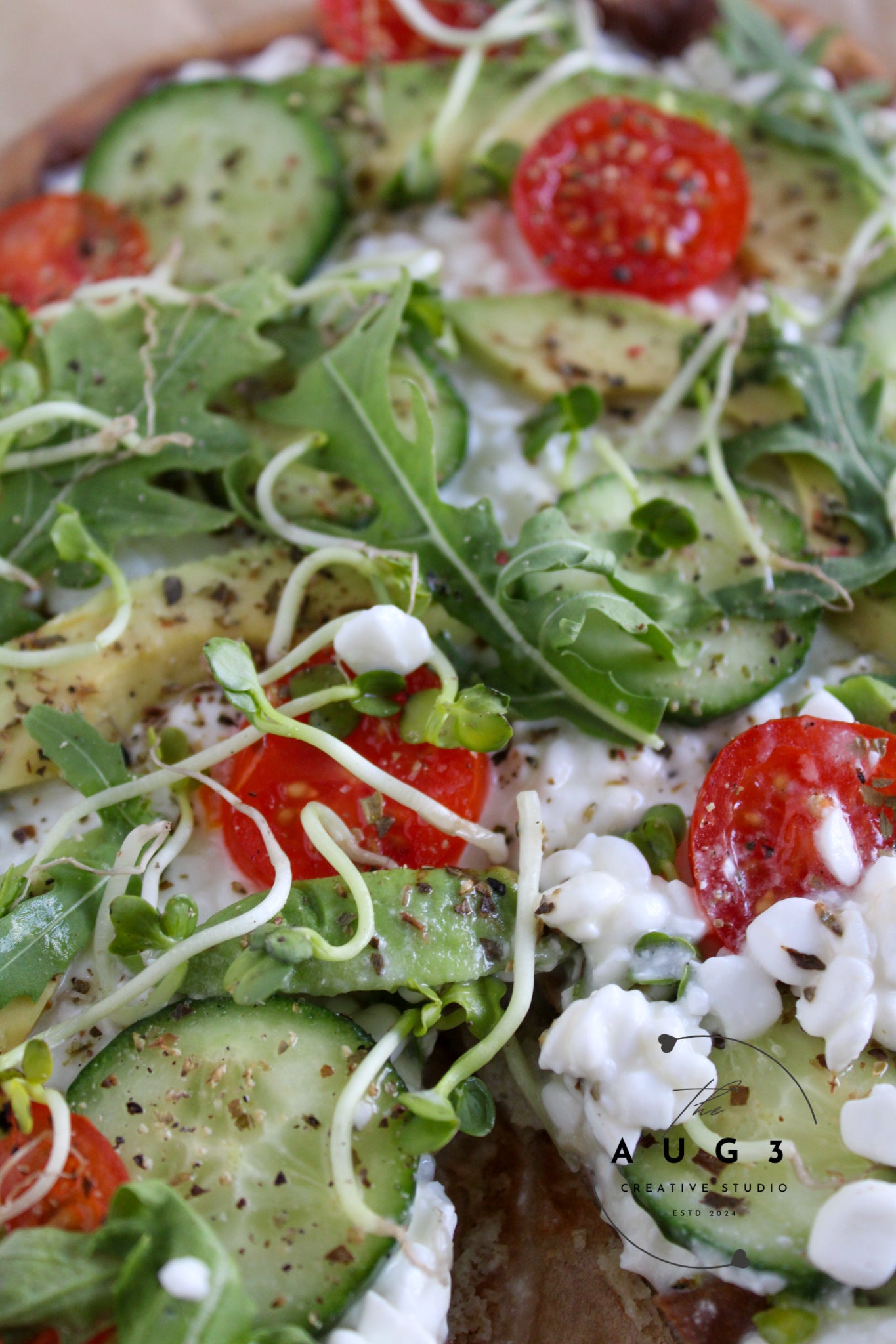 High Protein Cottage Cheese Flatbread