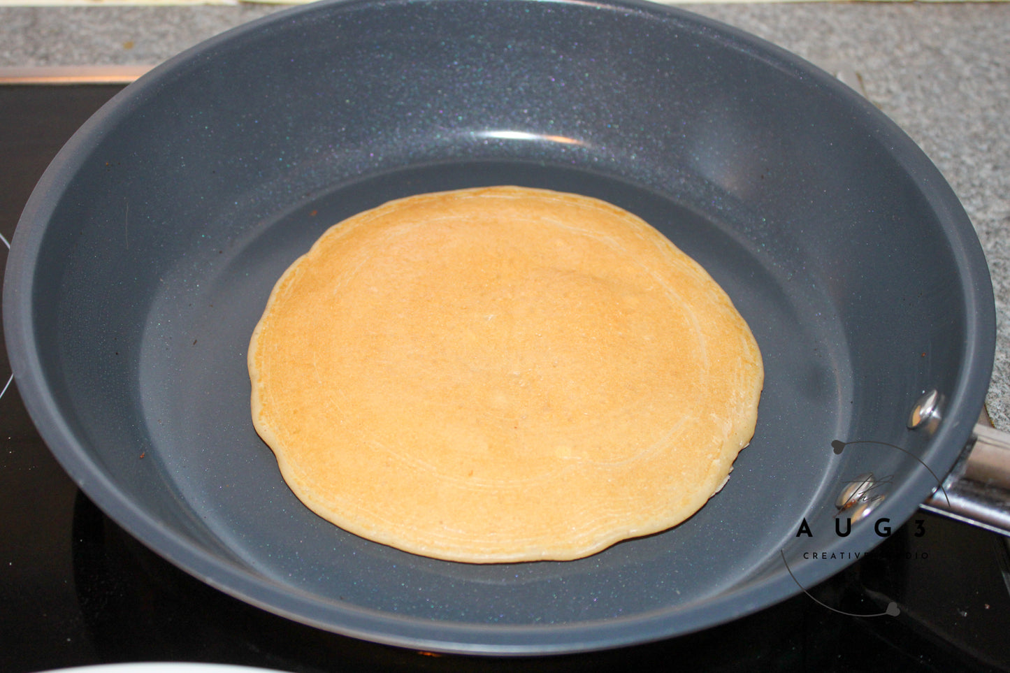 High-Protein Lemon Blueberry Cottage Cheese Pancakes