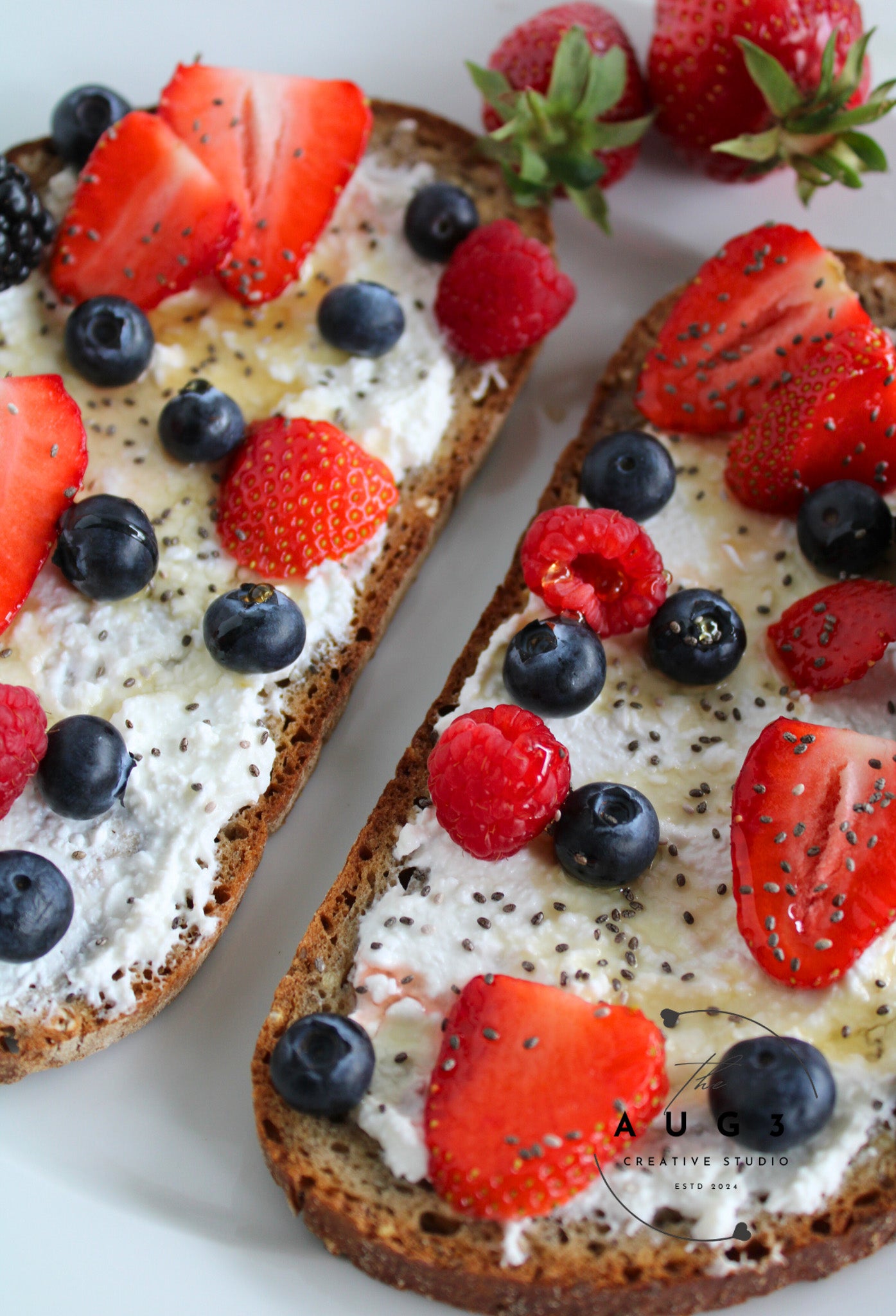 Whipped Cottage Cheese Toast- Sweet & Savory High Protein Recipe
