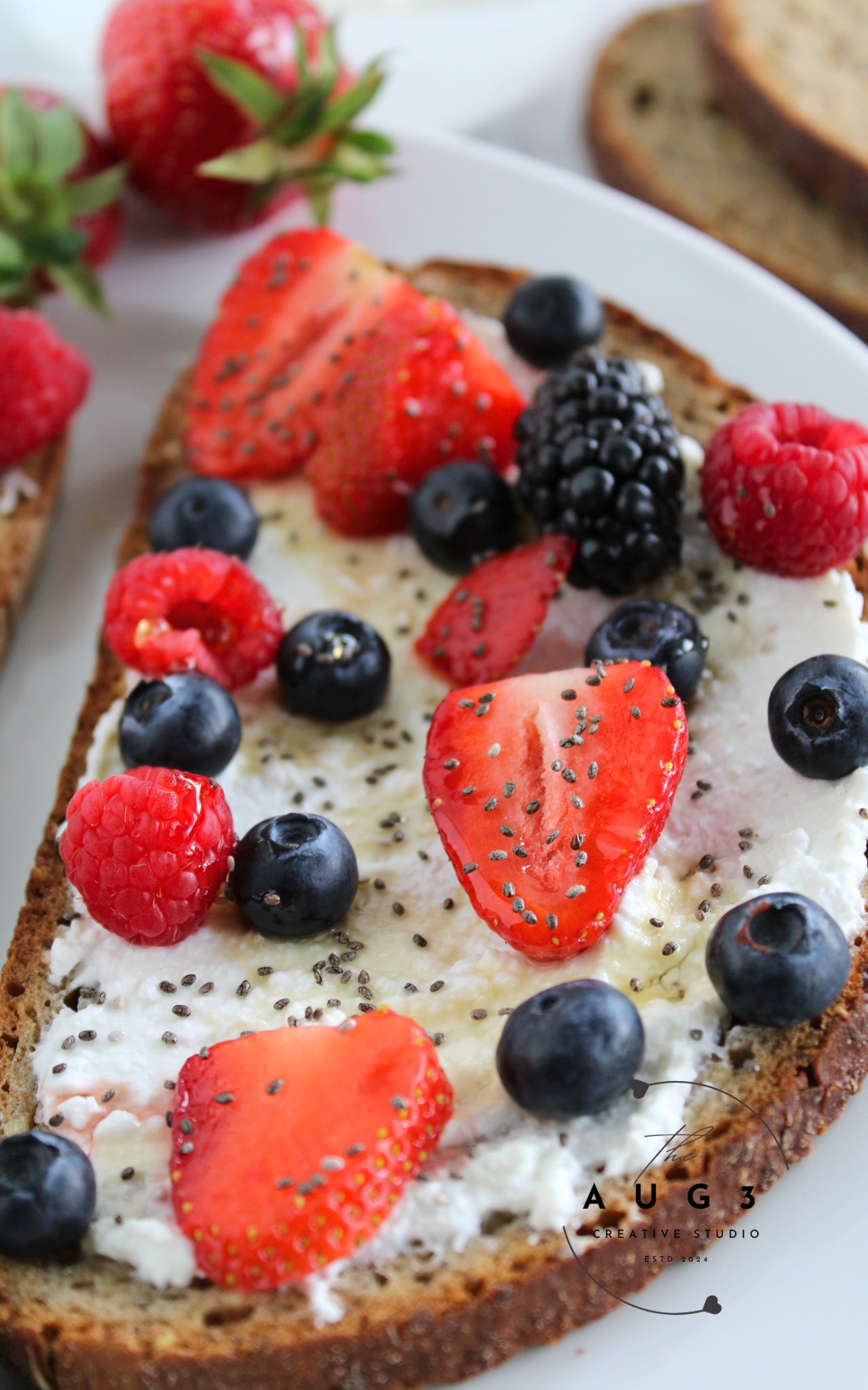 Whipped Cottage Cheese Toast- Sweet & Savory High Protein Recipe