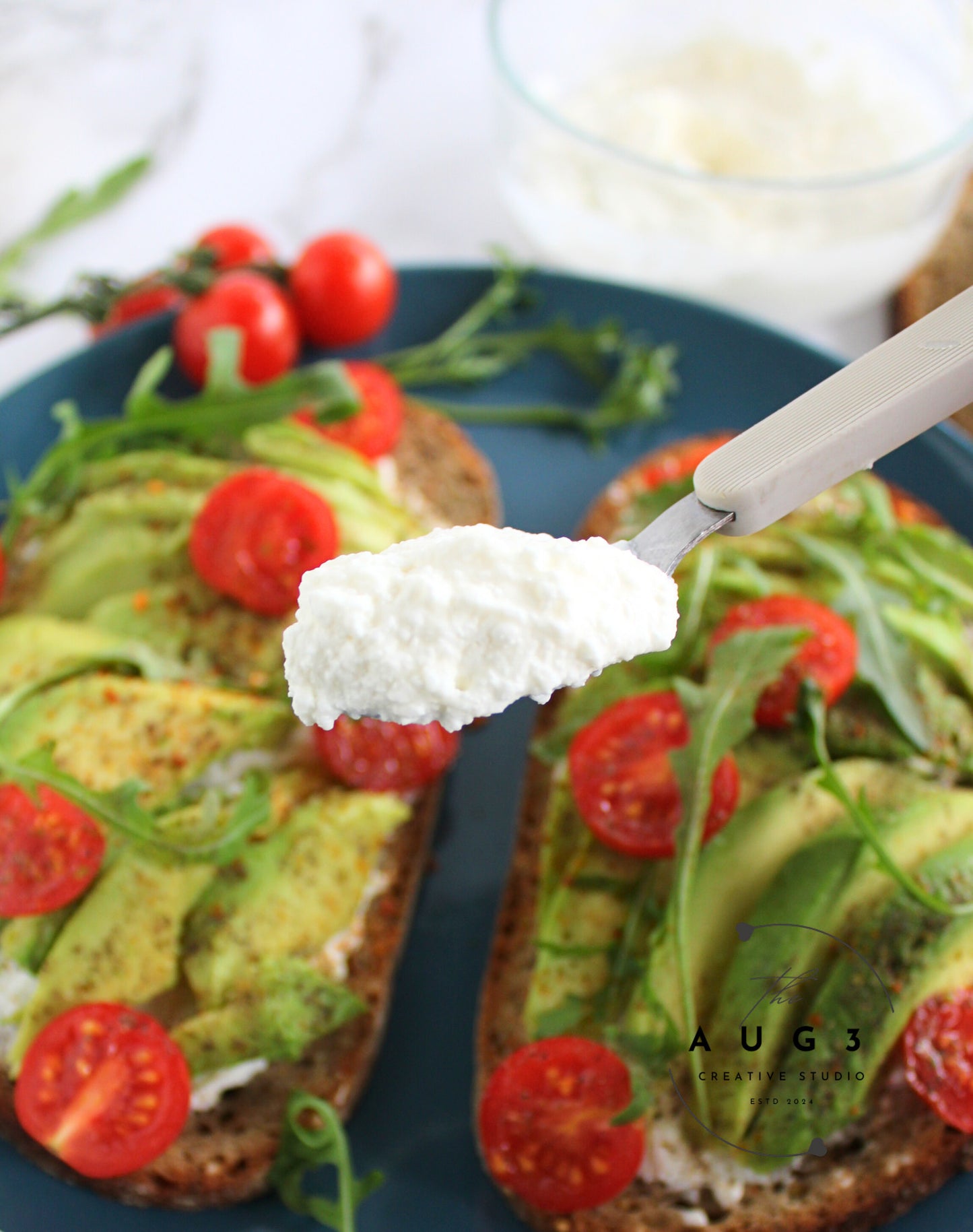 Whipped Cottage Cheese Toast- Sweet & Savory High Protein Recipe