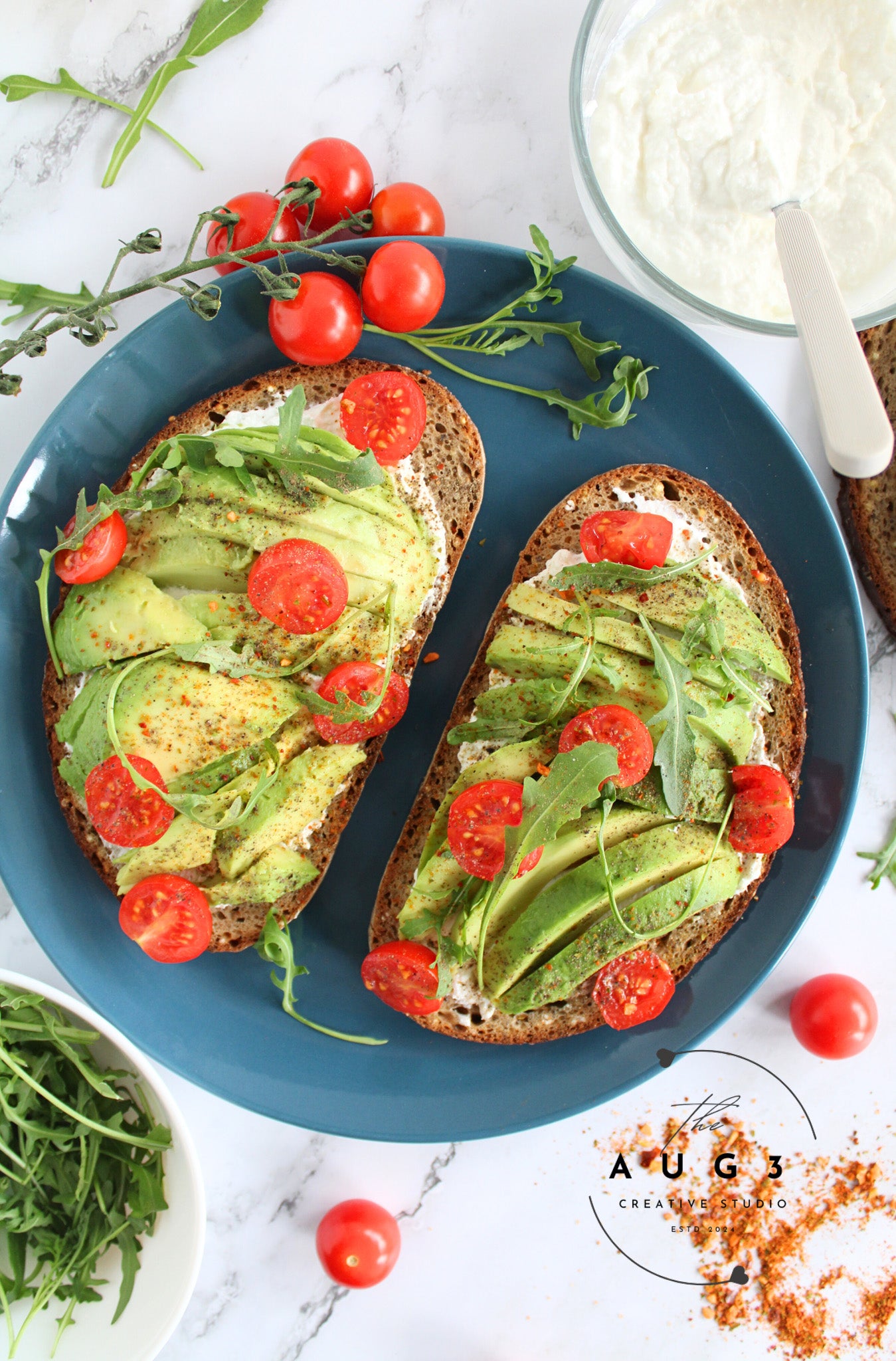 Whipped Cottage Cheese Toast- Sweet & Savory High Protein Recipe