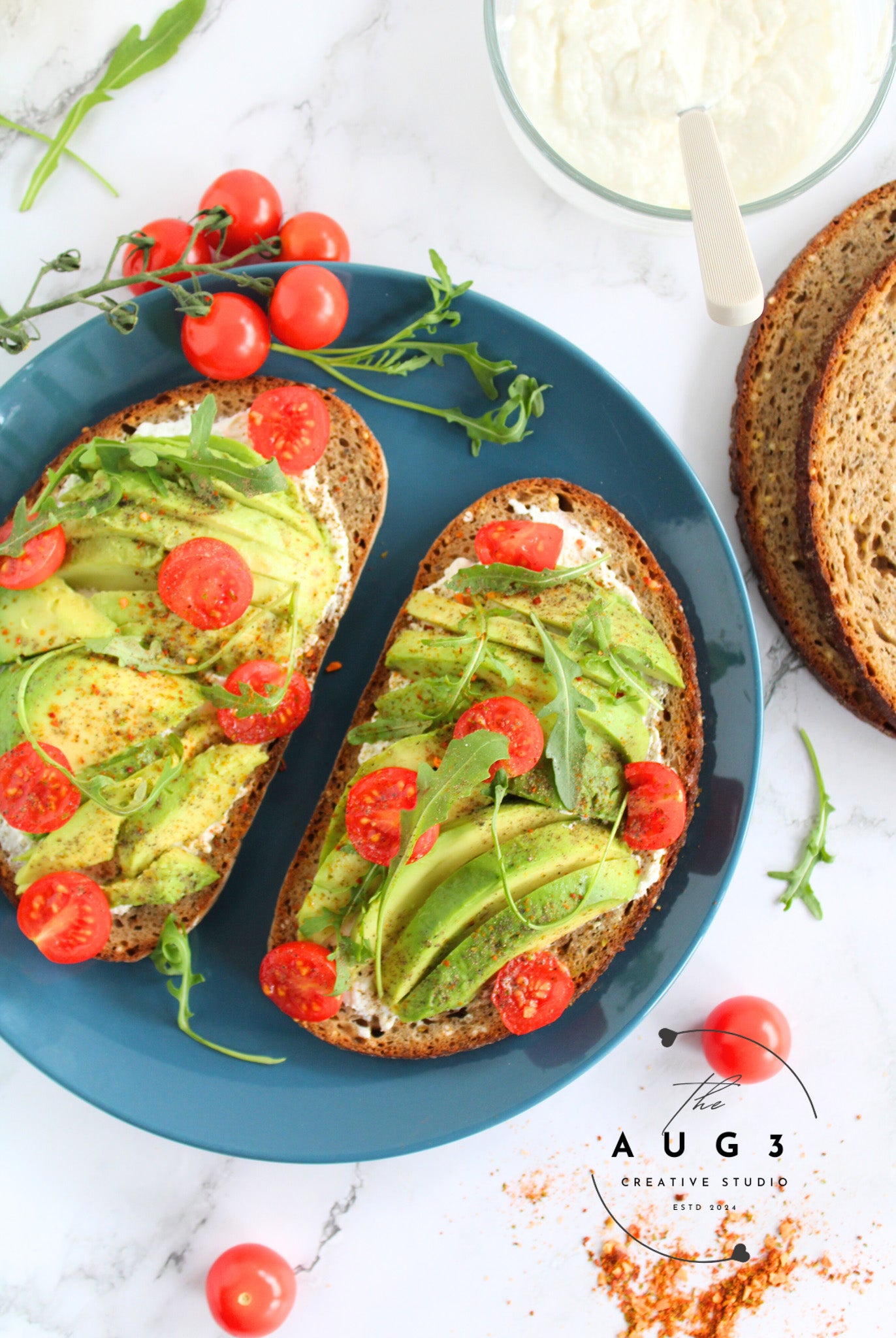 Whipped Cottage Cheese Toast- Sweet & Savory High Protein Recipe