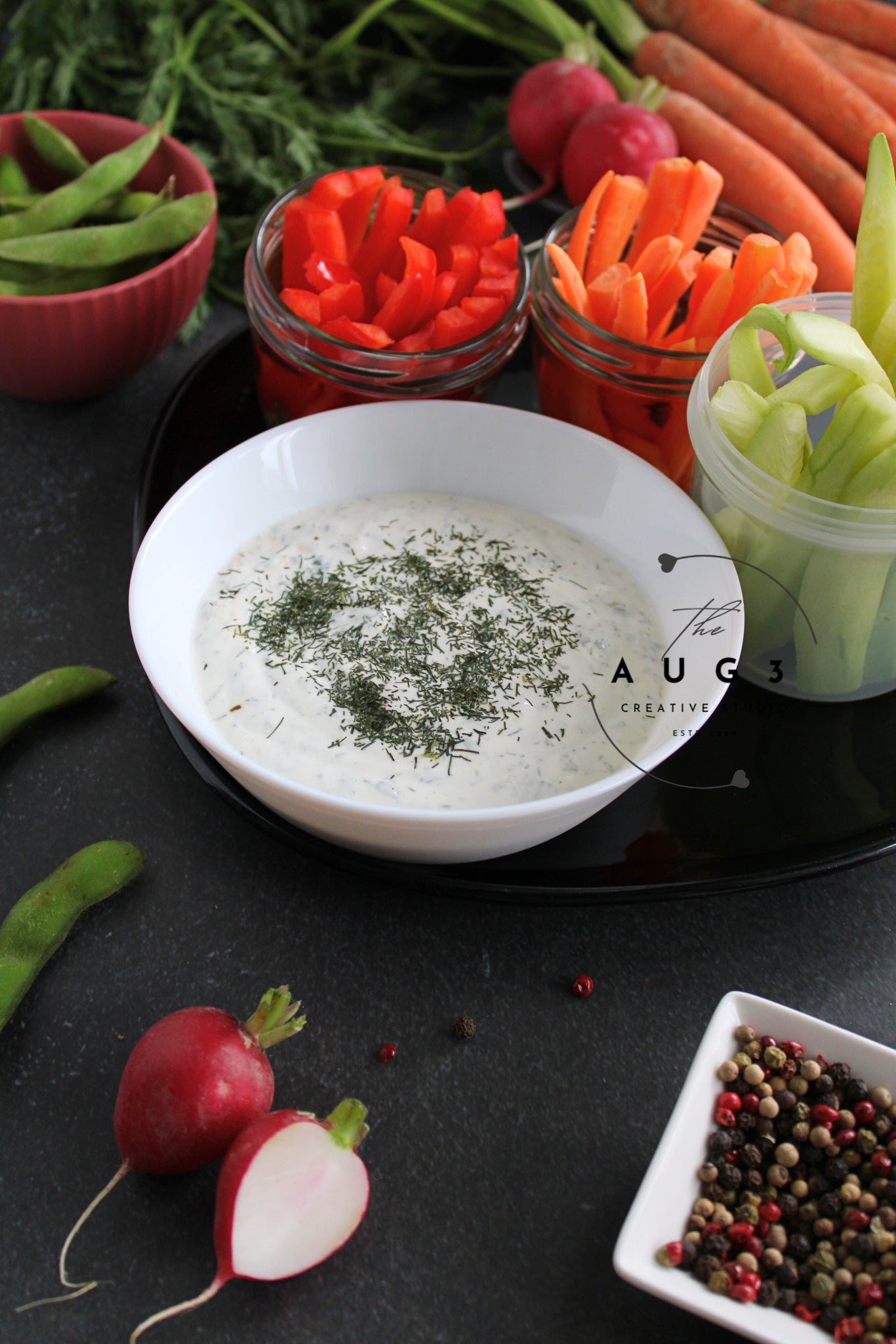 Creamy High-Protein Cottage Cheese Dip: Healthy & Delicious - Set 3 of 3