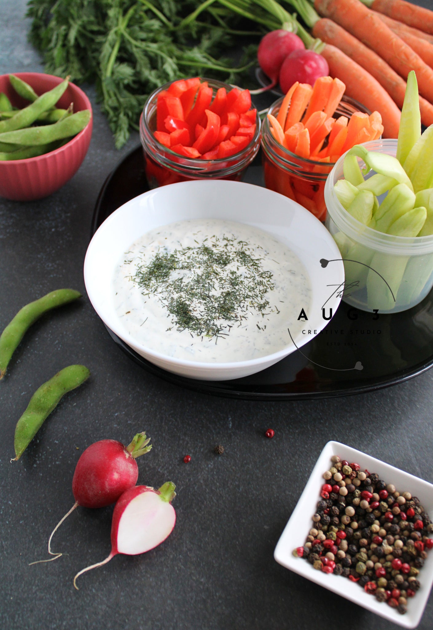 Creamy High-Protein Cottage Cheese Dip: Healthy & Delicious - Set 3 of 3