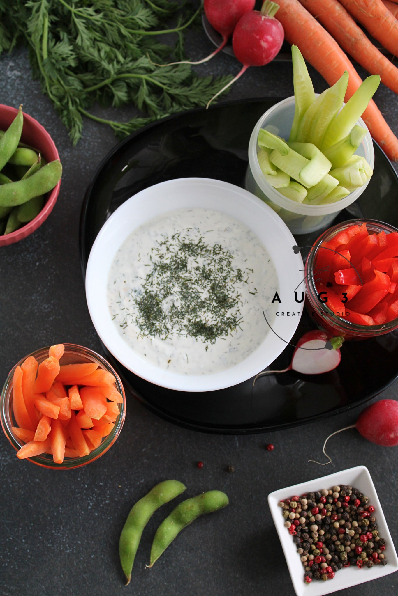 Creamy High-Protein Cottage Cheese Dip: Healthy & Delicious - Set 3 of 3