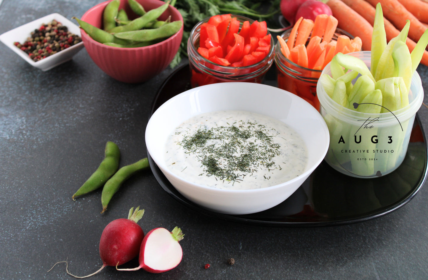 Creamy High-Protein Cottage Cheese Dip: Healthy & Delicious - Set 3 of 3