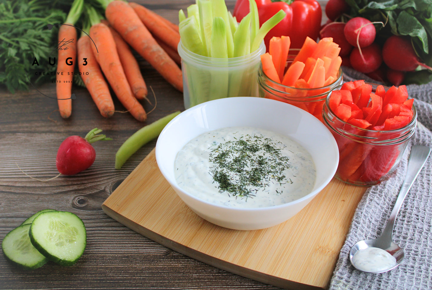 Creamy High-Protein Cottage Cheese Dip: Healthy & Delicious - Set 1 of 3