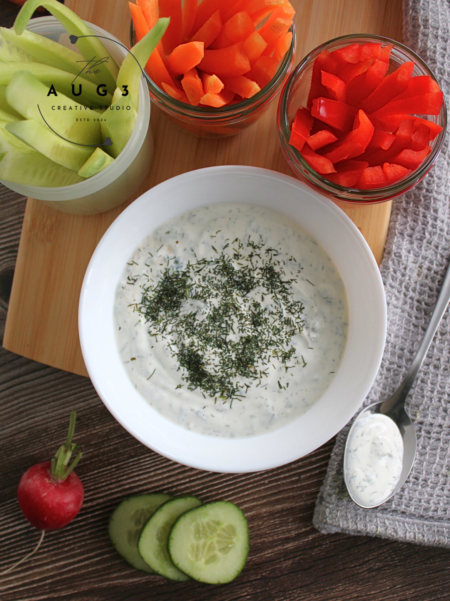 Creamy High-Protein Cottage Cheese Dip: Healthy & Delicious - Set 1 of 3