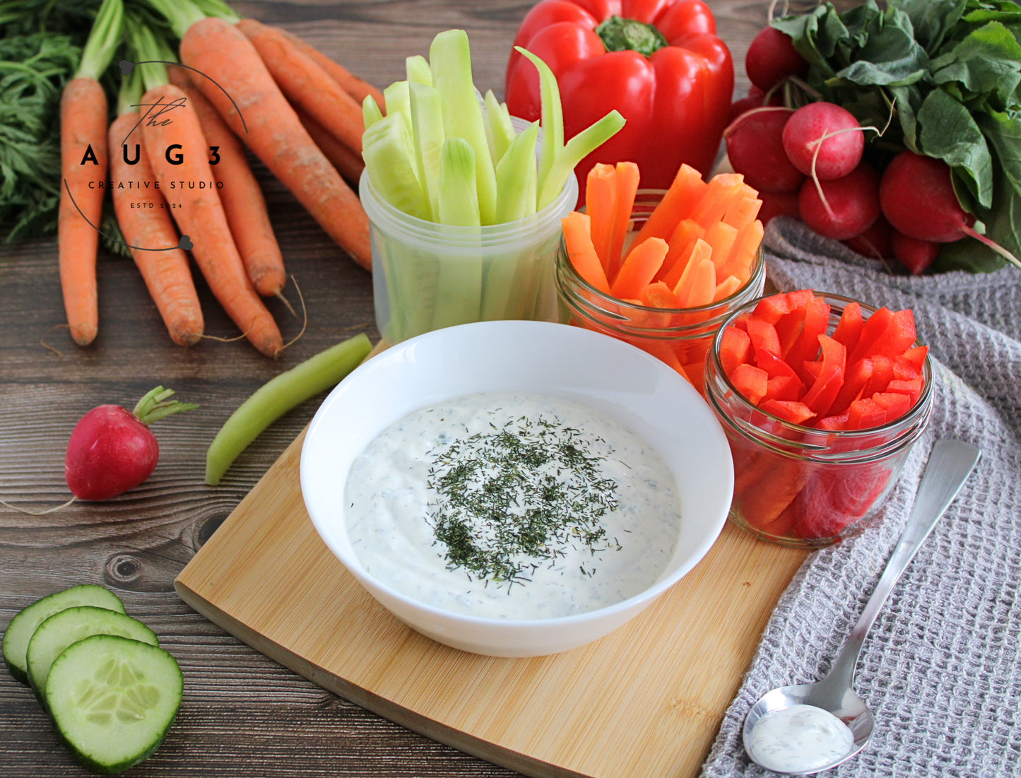 Creamy High-Protein Cottage Cheese Dip: Healthy & Delicious - Set 1 of 3