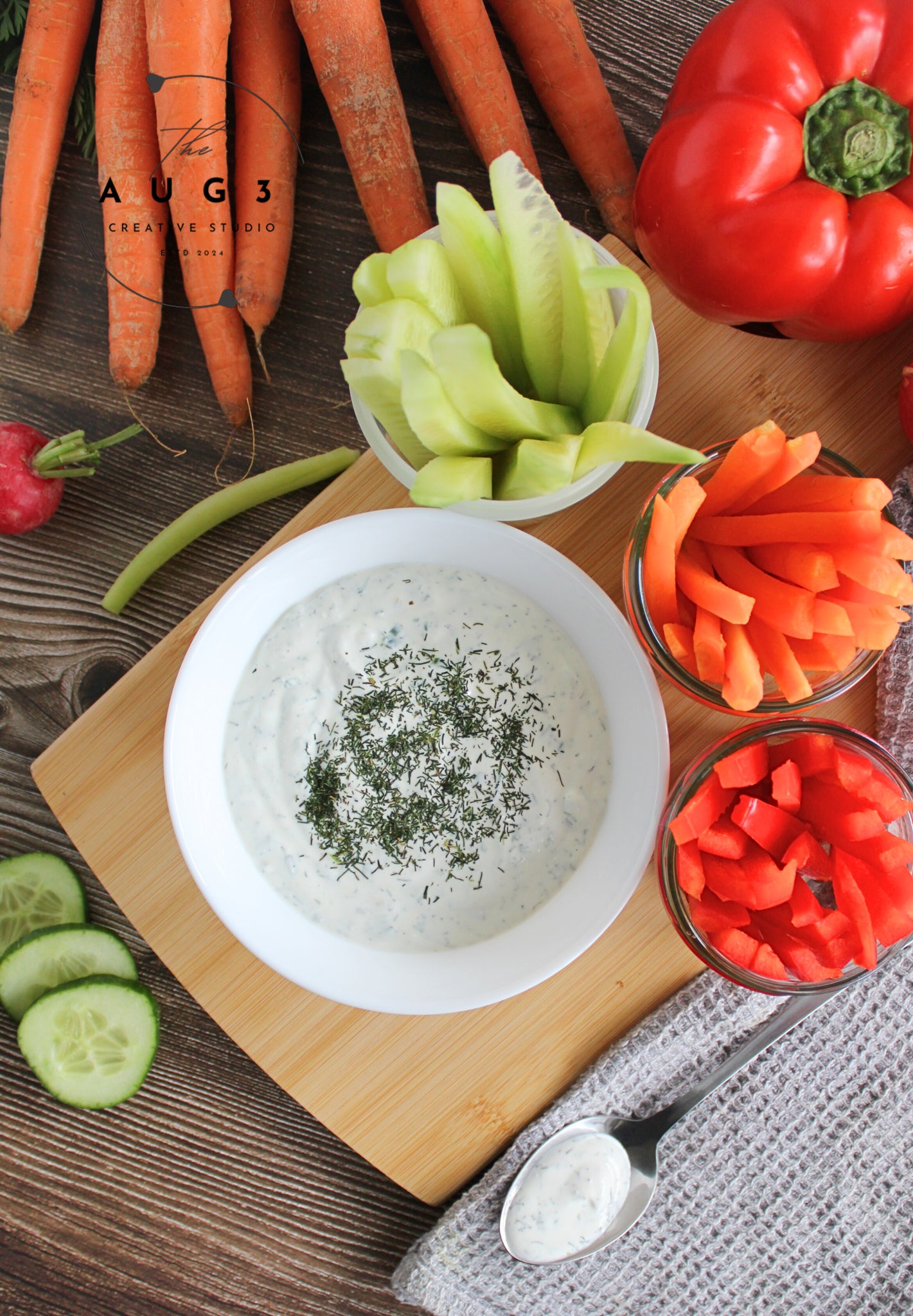 Creamy High-Protein Cottage Cheese Dip: Healthy & Delicious - Set 1 of 3