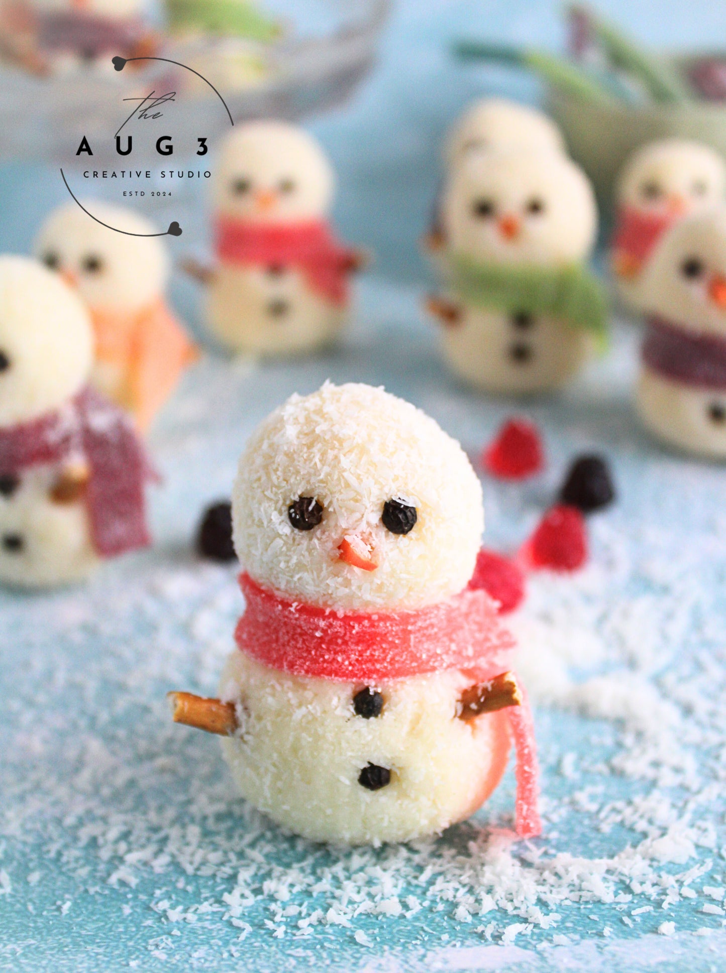 Dairy-Free Snowman Truffles- Set 3 of 3