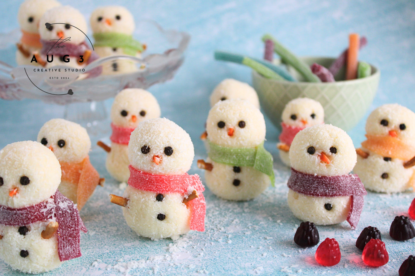 Dairy-Free Snowman Truffles- Set 3 of 3