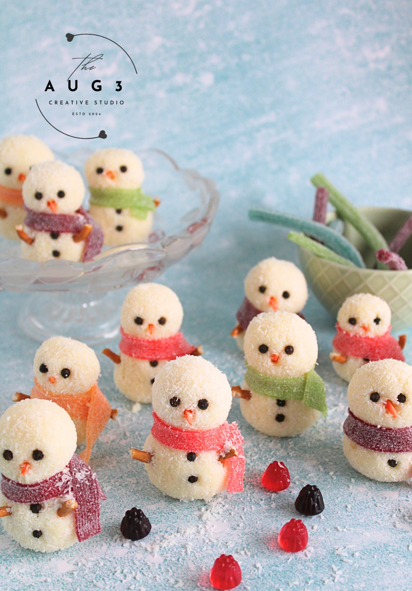 Dairy-Free Snowman Truffles- Set 3 of 3