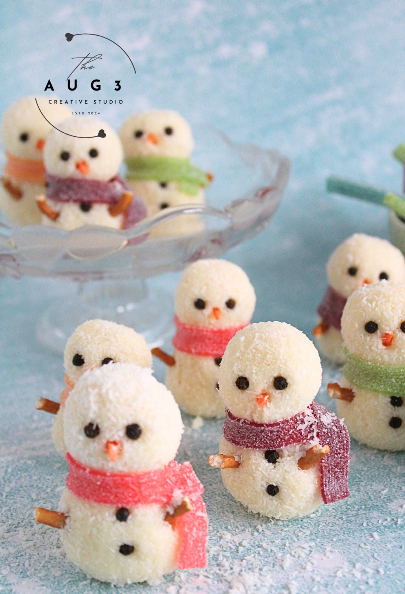 Dairy-Free Snowman Truffles- Set 3 of 3