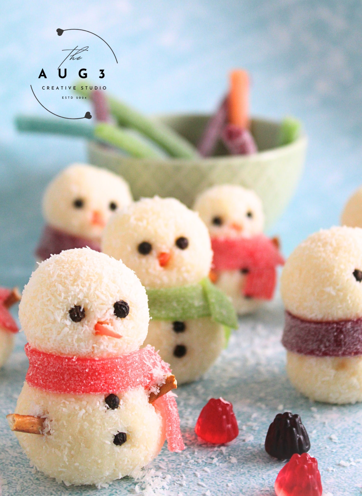 Dairy-Free Snowman Truffles- Set 3 of 3