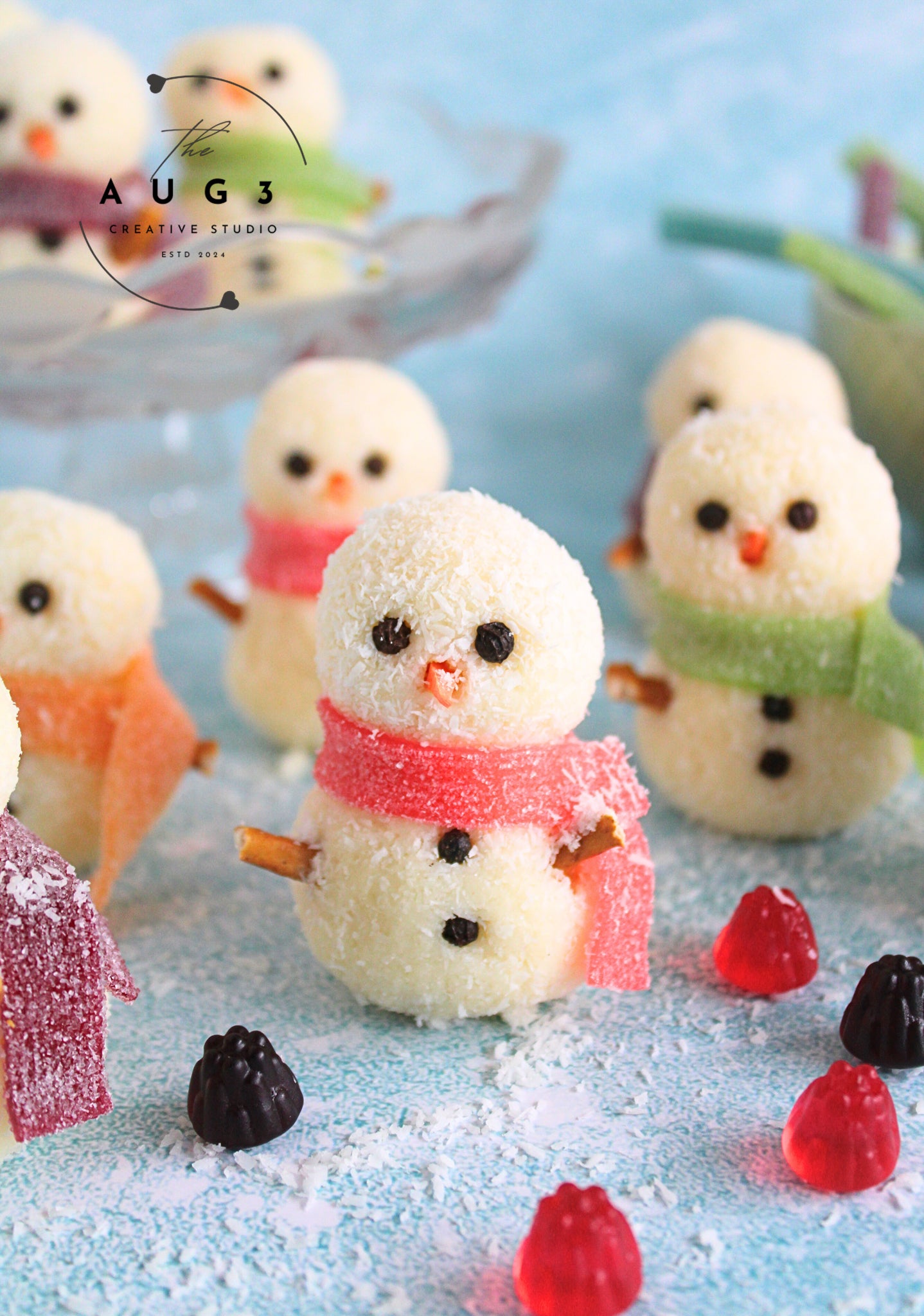 Dairy-Free Snowman Truffles- Set 3 of 3