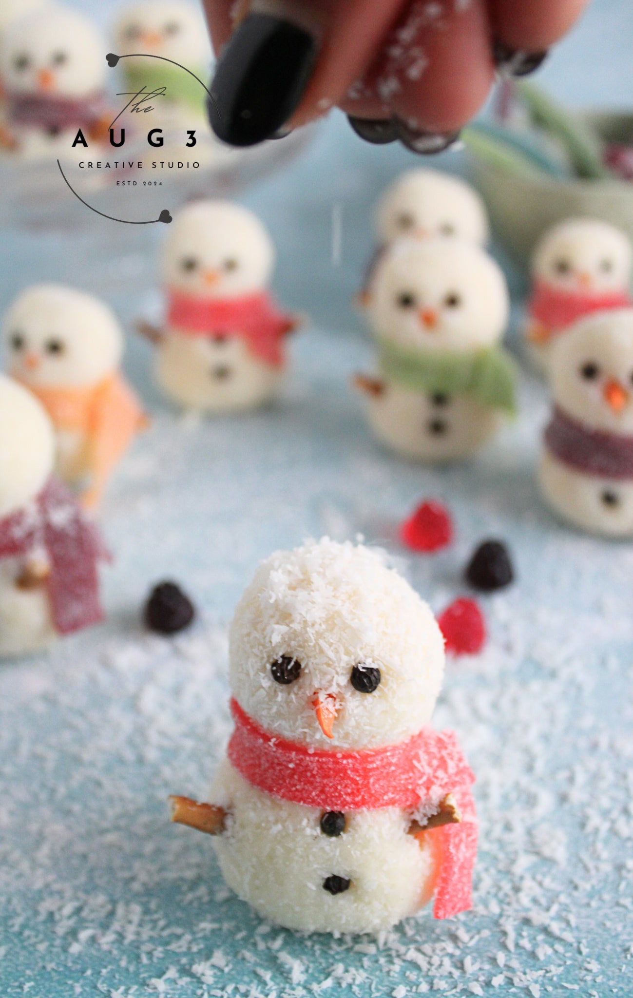 Dairy-Free Snowman Truffles- Set 3 of 3