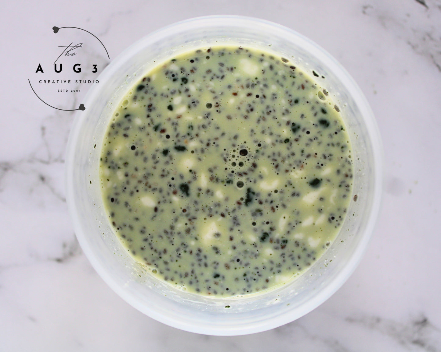 No-Bake Matcha Chia Pudding- Set 1 of 3