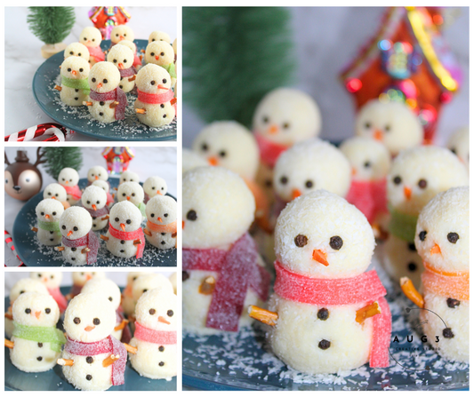 Dairy-Free Snowman Truffles- Set 1 of 3