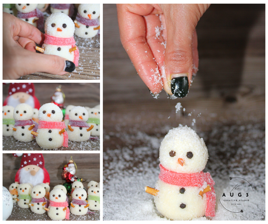 Dairy-Free Snowman Truffles- Set 2 of 3