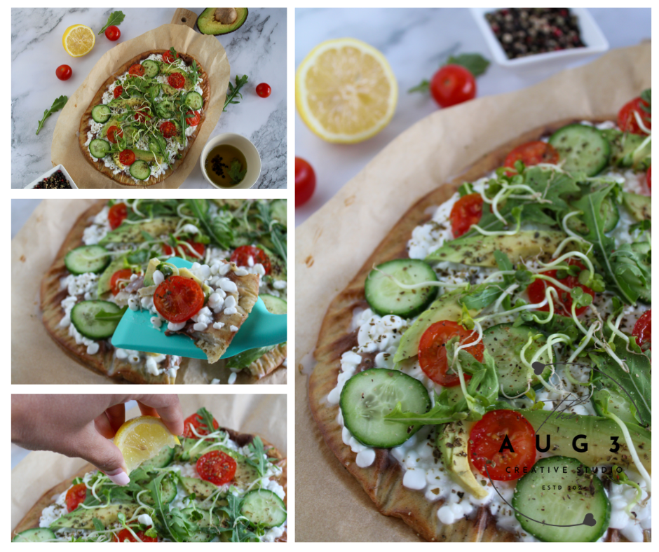 High Protein Cottage Cheese Flatbread